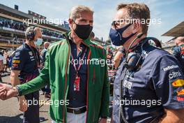 David Coulthard (GBR) with Christian Horner (GBR) Red Bull Racing Team Principal. 07.11.2021. Formula 1 World Championship, Rd 18, Mexican Grand Prix, Mexico City, Mexico, Race Day.