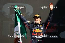 3rd place Sergio Perez (MEX) Red Bull Racing. 07.11.2021. Formula 1 World Championship, Rd 18, Mexican Grand Prix, Mexico City, Mexico, Race Day.