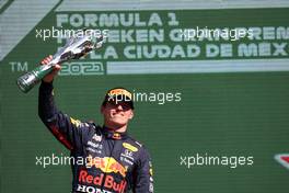 1st place Max Verstappen (NLD) Red Bull Racing RB16B. 07.11.2021. Formula 1 World Championship, Rd 18, Mexican Grand Prix, Mexico City, Mexico, Race Day.