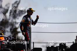 Race winner Max Verstappen (NLD) Red Bull Racing celebrates on the podium. 07.11.2021. Formula 1 World Championship, Rd 18, Mexican Grand Prix, Mexico City, Mexico, Race Day.