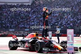 1st place Max Verstappen (NLD) Red Bull Racing RB16B. 07.11.2021. Formula 1 World Championship, Rd 18, Mexican Grand Prix, Mexico City, Mexico, Race Day.