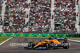 Lando Norris (GBR) McLaren MCL35M. 07.11.2021. Formula 1 World Championship, Rd 18, Mexican Grand Prix, Mexico City, Mexico, Race Day.