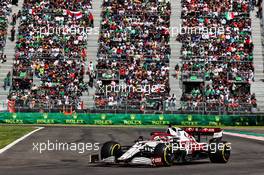 Kimi Raikkonen (FIN) Alfa Romeo Racing C41. 07.11.2021. Formula 1 World Championship, Rd 18, Mexican Grand Prix, Mexico City, Mexico, Race Day.