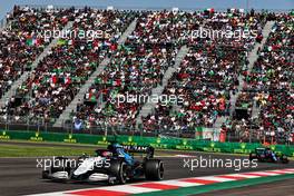 George Russell (GBR) Williams Racing FW43B. 07.11.2021. Formula 1 World Championship, Rd 18, Mexican Grand Prix, Mexico City, Mexico, Race Day.