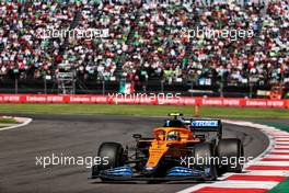 Lando Norris (GBR) McLaren MCL35M. 07.11.2021. Formula 1 World Championship, Rd 18, Mexican Grand Prix, Mexico City, Mexico, Race Day.