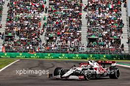 Antonio Giovinazzi (ITA) Alfa Romeo Racing C41. 07.11.2021. Formula 1 World Championship, Rd 18, Mexican Grand Prix, Mexico City, Mexico, Race Day.
