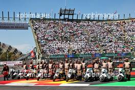 Circuit atmosphere - parade of Police motorbikes. 07.11.2021. Formula 1 World Championship, Rd 18, Mexican Grand Prix, Mexico City, Mexico, Race Day.