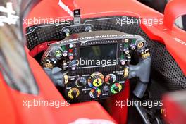 Ferrari SF-21 steering wheel. 04.11.2021. Formula 1 World Championship, Rd 18, Mexican Grand Prix, Mexico City, Mexico, Preparation Day.