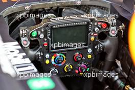 Red Bull Racing RB16B steering wheel. 04.11.2021. Formula 1 World Championship, Rd 18, Mexican Grand Prix, Mexico City, Mexico, Preparation Day.