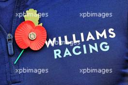 Williams Racing - Poppy Appeal. 04.11.2021. Formula 1 World Championship, Rd 18, Mexican Grand Prix, Mexico City, Mexico, Preparation Day.