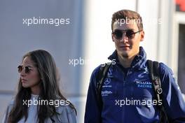 George Russell (GBR) Williams Racing with his girlfriend Carmen Montero Mundt. 03.09.2021. Formula 1 World Championship, Rd 13, Dutch Grand Prix, Zandvoort, Netherlands, Practice Day.
