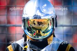 Pierre Gasly (FRA) AlphaTauri AT02 reflected in a marshal's visor. 03.09.2021. Formula 1 World Championship, Rd 13, Dutch Grand Prix, Zandvoort, Netherlands, Practice Day.