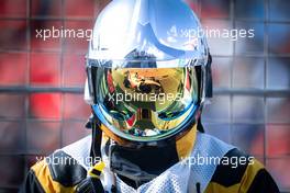 Nikita Mazepin (RUS) Haas F1 Team VF-21 reflected in a marshal's visor. 03.09.2021. Formula 1 World Championship, Rd 13, Dutch Grand Prix, Zandvoort, Netherlands, Practice Day.