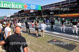 Drivers on the grid. 05.09.2021. Formula 1 World Championship, Rd 13, Dutch Grand Prix, Zandvoort, Netherlands, Race Day.
