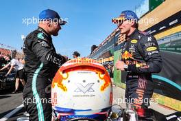 Max Verstappen (NLD), Red Bull Racing  and Valtteri Bottas (FIN), Mercedes AMG F1  05.09.2021. Formula 1 World Championship, Rd 13, Dutch Grand Prix, Zandvoort, Netherlands, Race Day.