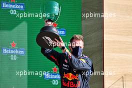 Richard Wolverson (GBR) Red Bull Racing Team Engineer on the podium. 05.09.2021. Formula 1 World Championship, Rd 13, Dutch Grand Prix, Zandvoort, Netherlands, Race Day.