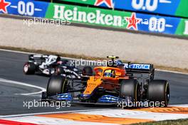 Lando Norris (GBR) McLaren MCL35M. 05.09.2021. Formula 1 World Championship, Rd 13, Dutch Grand Prix, Zandvoort, Netherlands, Race Day.