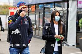 Max Verstappen (NLD) Red Bull Racing with his girlfriend Kelly Piquet (BRA). 04.09.2021. Formula 1 World Championship, Rd 13, Dutch Grand Prix, Zandvoort, Netherlands, Qualifying Day.