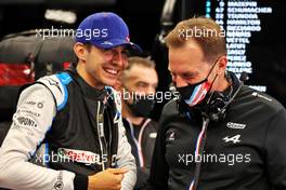 (L to R): Esteban Ocon (FRA) Alpine F1 Team with Laurent Rossi (FRA) Alpine Chief Executive Officer. 04.09.2021. Formula 1 World Championship, Rd 13, Dutch Grand Prix, Zandvoort, Netherlands, Qualifying Day.