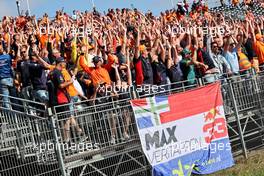 Circuit atmosphere - fans in the grandstand. 04.09.2021. Formula 1 World Championship, Rd 13, Dutch Grand Prix, Zandvoort, Netherlands, Qualifying Day.