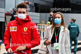 Charles Leclerc (MON) Ferrari with his girlfriend Charlotte Sine (MON). 04.09.2021. Formula 1 World Championship, Rd 13, Dutch Grand Prix, Zandvoort, Netherlands, Qualifying Day.