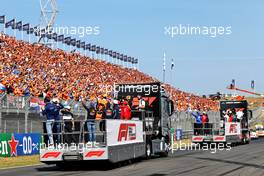 Drivers parade. 05.09.2021. Formula 1 World Championship, Rd 13, Dutch Grand Prix, Zandvoort, Netherlands, Race Day.