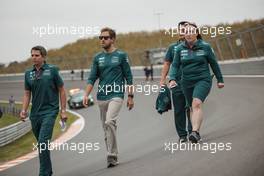 Sebastian Vettel (GER) Aston Martin F1 Team walks the circuit with the team. 02.09.2021. Formula 1 World Championship, Rd 13, Dutch Grand Prix, Zandvoort, Netherlands, Preparation Day.