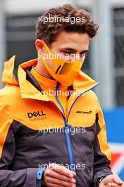 Lando Norris (GBR) McLaren walks the circuit. 02.09.2021. Formula 1 World Championship, Rd 13, Dutch Grand Prix, Zandvoort, Netherlands, Preparation Day.