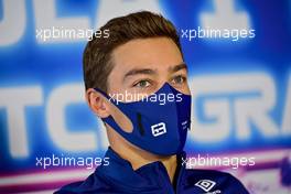 George Russell (GBR) Williams Racing in the FIA Press Conference. 02.09.2021. Formula 1 World Championship, Rd 13, Dutch Grand Prix, Zandvoort, Netherlands, Preparation Day.