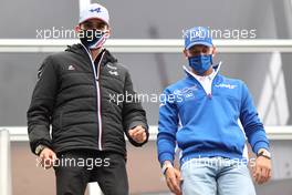 Esteban Ocon (FRA), Alpine F1 Team and Mick Schumacher (GER), Haas F1 Team  02.09.2021. Formula 1 World Championship, Rd 13, Dutch Grand Prix, Zandvoort, Netherlands, Preparation Day.