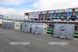 Circuit atmosphere - freight being unpacked.  01.09.2021. Formula 1 World Championship, Rd 13, Dutch Grand Prix, Zandvoort, Netherlands, Preparation Day.