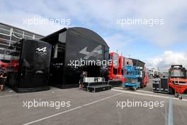 Alpine F1 Team trucks in the paddock. 01.09.2021. Formula 1 World Championship, Rd 13, Dutch Grand Prix, Zandvoort, Netherlands, Preparation Day.