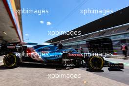 Fernando Alonso (ESP) Alpine F1 Team A521 leaves the pits. 30.04.2021. Formula 1 World Championship, Rd 3, Portuguese Grand Prix, Portimao, Portugal, Practice Day.