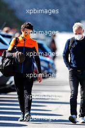 Lando Norris (GBR) McLaren with Mark Berryman (GBR) Add Motorsports Director and Driver Manager 30.04.2021. Formula 1 World Championship, Rd 3, Portuguese Grand Prix, Portimao, Portugal, Practice Day.