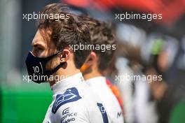 Pierre Gasly (FRA) AlphaTauri on the grid. 02.05.2021. Formula 1 World Championship, Rd 3, Portuguese Grand Prix, Portimao, Portugal, Race Day.