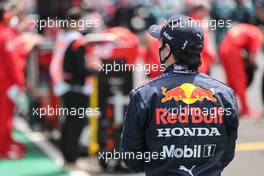 Sergio Perez (MEX) Red Bull Racing on the grid. 02.05.2021. Formula 1 World Championship, Rd 3, Portuguese Grand Prix, Portimao, Portugal, Race Day.