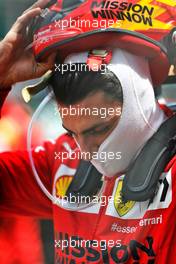 Carlos Sainz Jr (ESP) Ferrari on the grid. 02.05.2021. Formula 1 World Championship, Rd 3, Portuguese Grand Prix, Portimao, Portugal, Race Day.