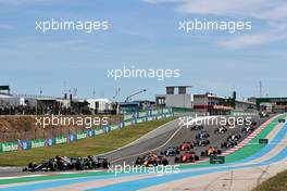 Valtteri Bottas (FIN) Mercedes AMG F1 W12 leads at the start of the race. 02.05.2021. Formula 1 World Championship, Rd 3, Portuguese Grand Prix, Portimao, Portugal, Race Day.