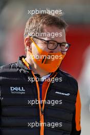 Andreas Seidl, McLaren Managing Director. 01.05.2021. Formula 1 World Championship, Rd 3, Portuguese Grand Prix, Portimao, Portugal, Qualifying Day.