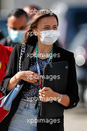 Charlotte Sine (MON), girlfriend of Charles Leclerc (MON) Ferrari. 01.05.2021. Formula 1 World Championship, Rd 3, Portuguese Grand Prix, Portimao, Portugal, Qualifying Day.