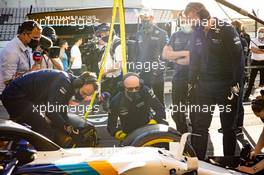 Simon Roberts (GBR) Williams Racing F1 Team Principal - Captain Tom Moore 100 Challenge - 100 pit stops over the GP weekend. 29.04.2021. Formula 1 World Championship, Rd 3, Portuguese Grand Prix, Portimao, Portugal, Preparation Day.