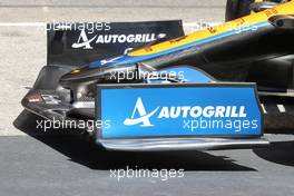 McLaren Front wing end plate. 29.04.2021. Formula 1 World Championship, Rd 3, Portuguese Grand Prix, Portimao, Portugal, Preparation Day.