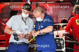 Jo Bauer (GER) FIA Delegate (Right). 29.04.2021. Formula 1 World Championship, Rd 3, Portuguese Grand Prix, Portimao, Portugal, Preparation Day.