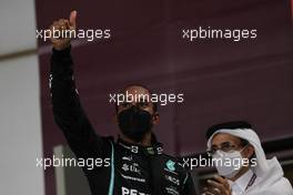 1st place Lewis Hamilton (GBR) Mercedes AMG F1 W12. 21.11.2021. Formula 1 World Championship, Rd 20, Qatar Grand Prix, Doha, Qatar, Race Day.