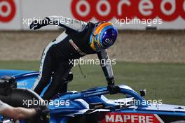 3rd place Fernando Alonso (ESP) Alpine F1 Team. 21.11.2021. Formula 1 World Championship, Rd 20, Qatar Grand Prix, Doha, Qatar, Race Day.