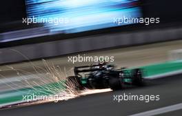 Valtteri Bottas (FIN) Mercedes AMG F1 W12 sends sparks flying. 20.11.2021. Formula 1 World Championship, Rd 20, Qatar Grand Prix, Doha, Qatar, Qualifying Day.