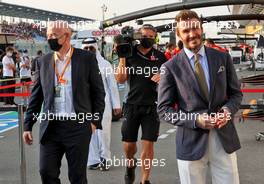 David Beckham (GBR) Former Football Player (Right) and Gianni Infantino (SUI) / (ITA) FIFA President (Left). 21.11.2021. Formula 1 World Championship, Rd 20, Qatar Grand Prix, Doha, Qatar, Race Day.