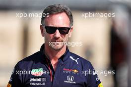 Christian Horner (GBR) Red Bull Racing Team Principal. 21.11.2021. Formula 1 World Championship, Rd 20, Qatar Grand Prix, Doha, Qatar, Race Day.