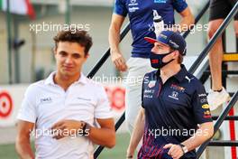 Max Verstappen (NLD) Red Bull Racing on the drivers parade. 21.11.2021. Formula 1 World Championship, Rd 20, Qatar Grand Prix, Doha, Qatar, Race Day.