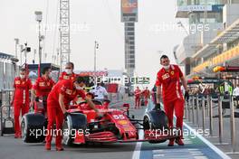 Ferrari SF-21 of Carlos Sainz Jr (ESP). 18.11.2021. Formula 1 World Championship, Rd 20, Qatar Grand Prix, Doha, Qatar, Preparation Day.